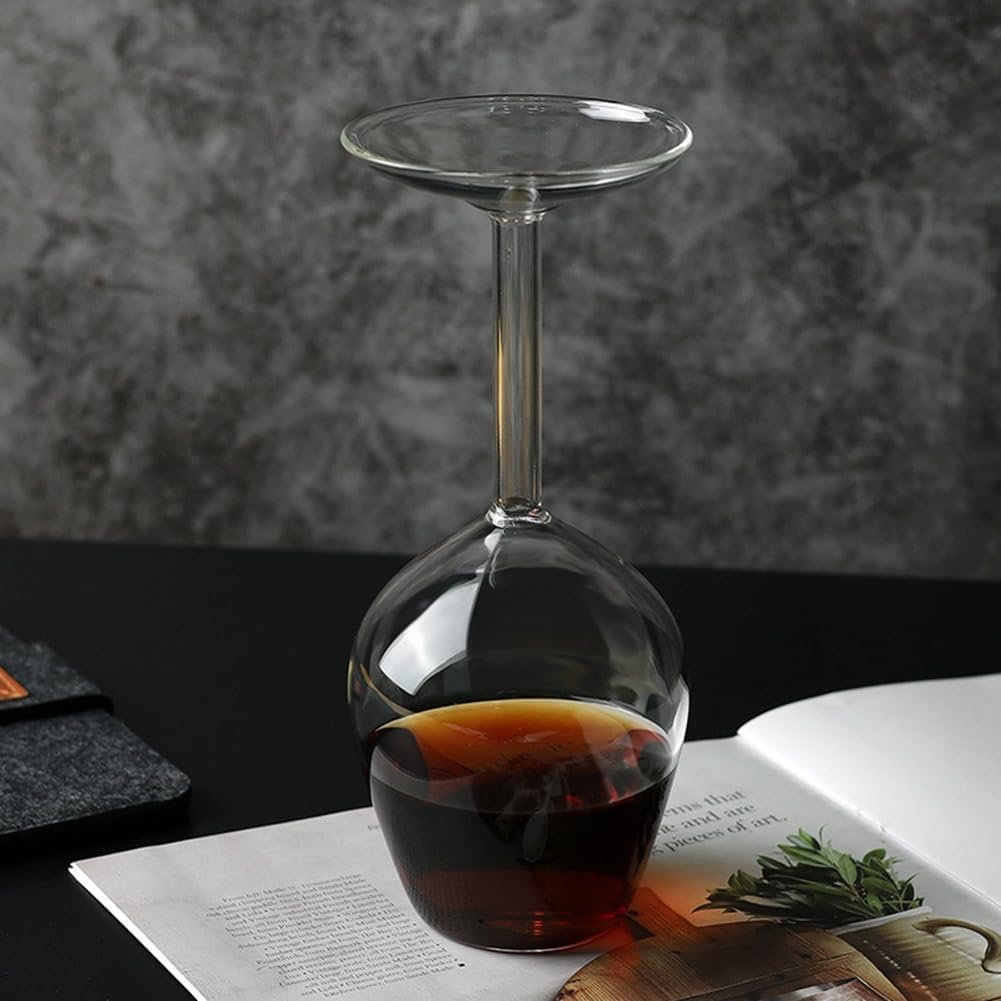Copa de vino invertida